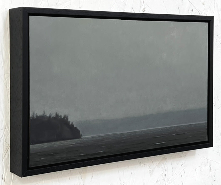 "Flat" painting framed by Brent Houston.