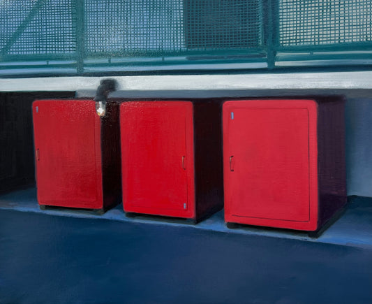 Red Cabinets